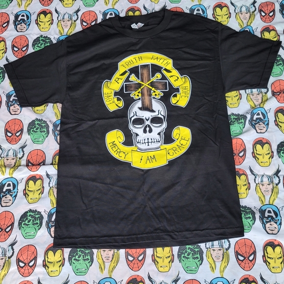 Alstyle Other - Religious Streetwear Skull T Shirt